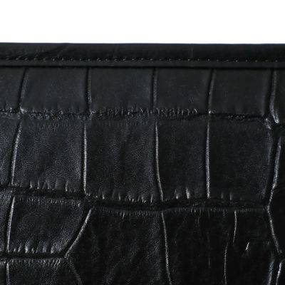 【PELLE MORBIDA】 型押しクラッチバッグ