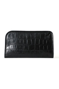 【PELLE MORBIDA】 型押しクラッチバッグ