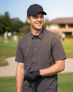 【予約販売】『unnames.golf』テックシャツ gray
