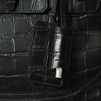 【PELLE MORBIDA】 フラップ型押しボストンバッグ M