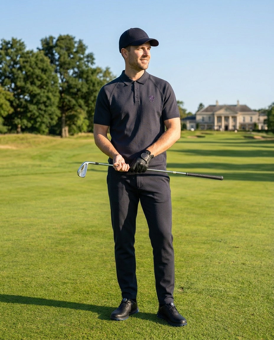 【予約販売】『unnames.golf』ニットロングパンツ gray
