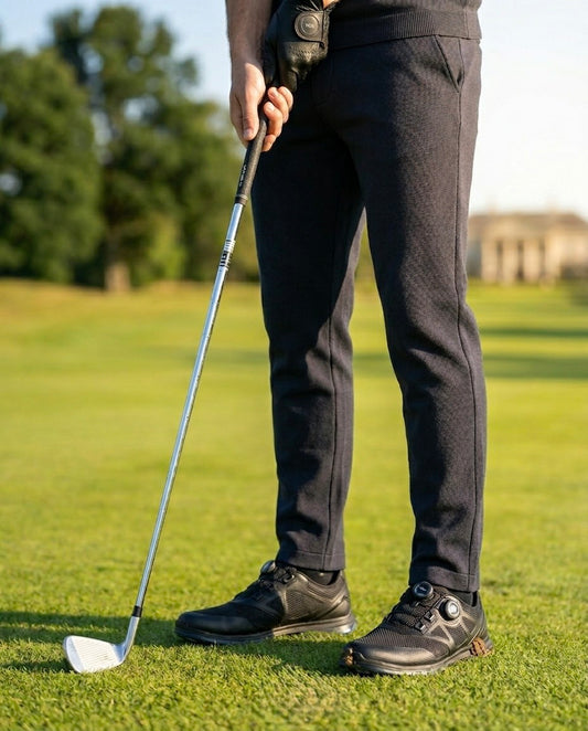 【予約販売】『unnames.golf』ニットロングパンツ gray