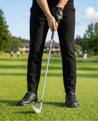 【予約販売】『unnames.golf』ニットロングパンツ Black