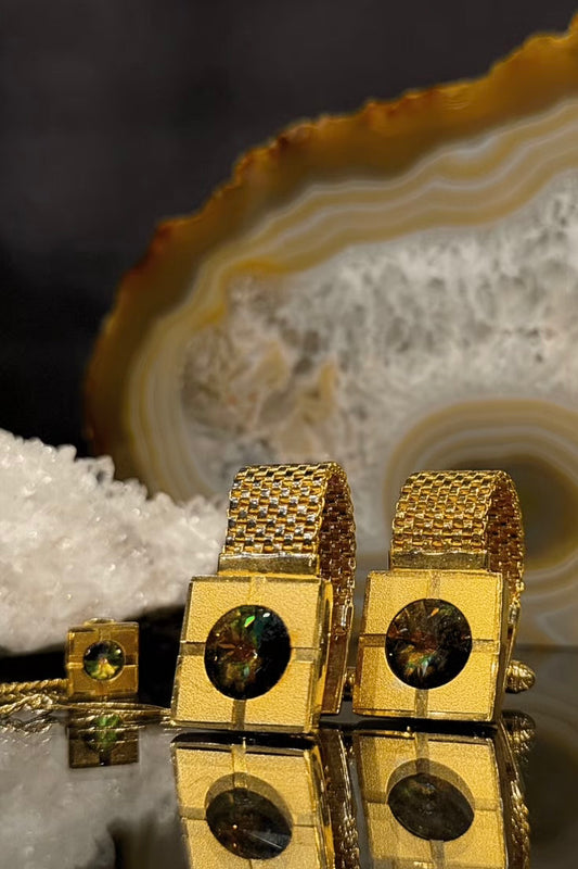 アンティークカフスボタン