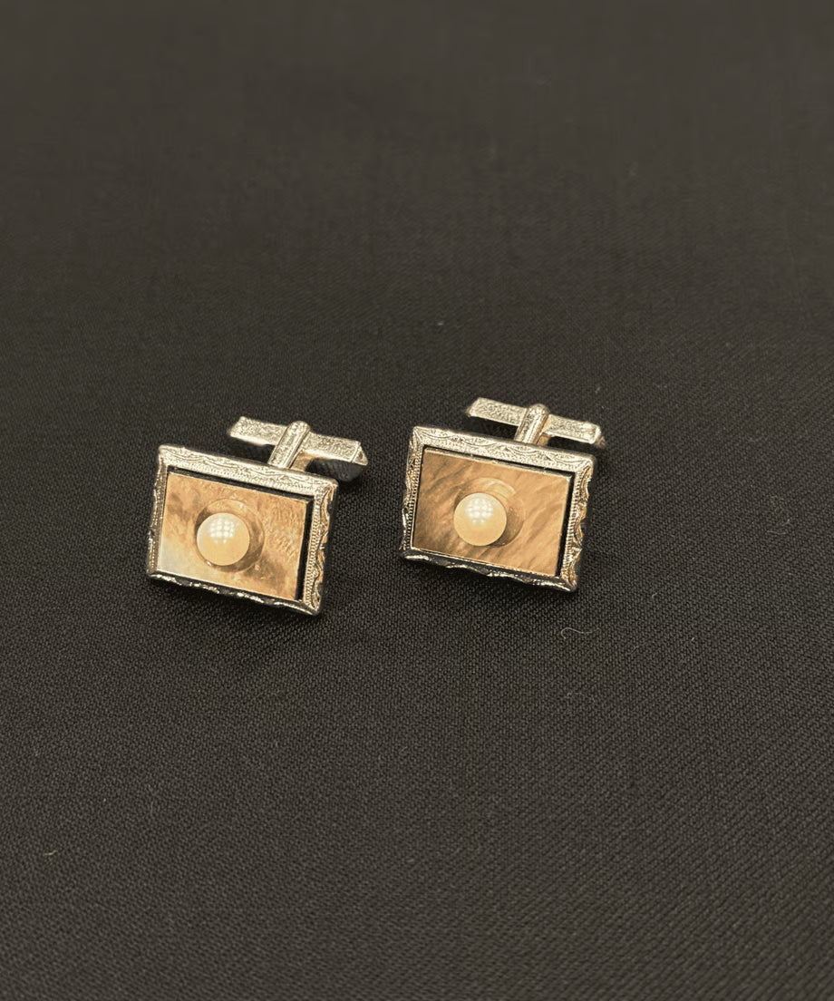 アンティーク カフスボタン・ネクタイピン set