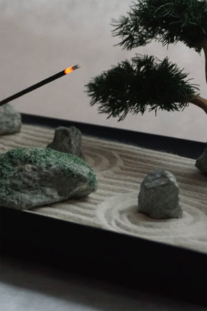 BONSAI Lil zen garden incense holder （枯山水式お香立て）